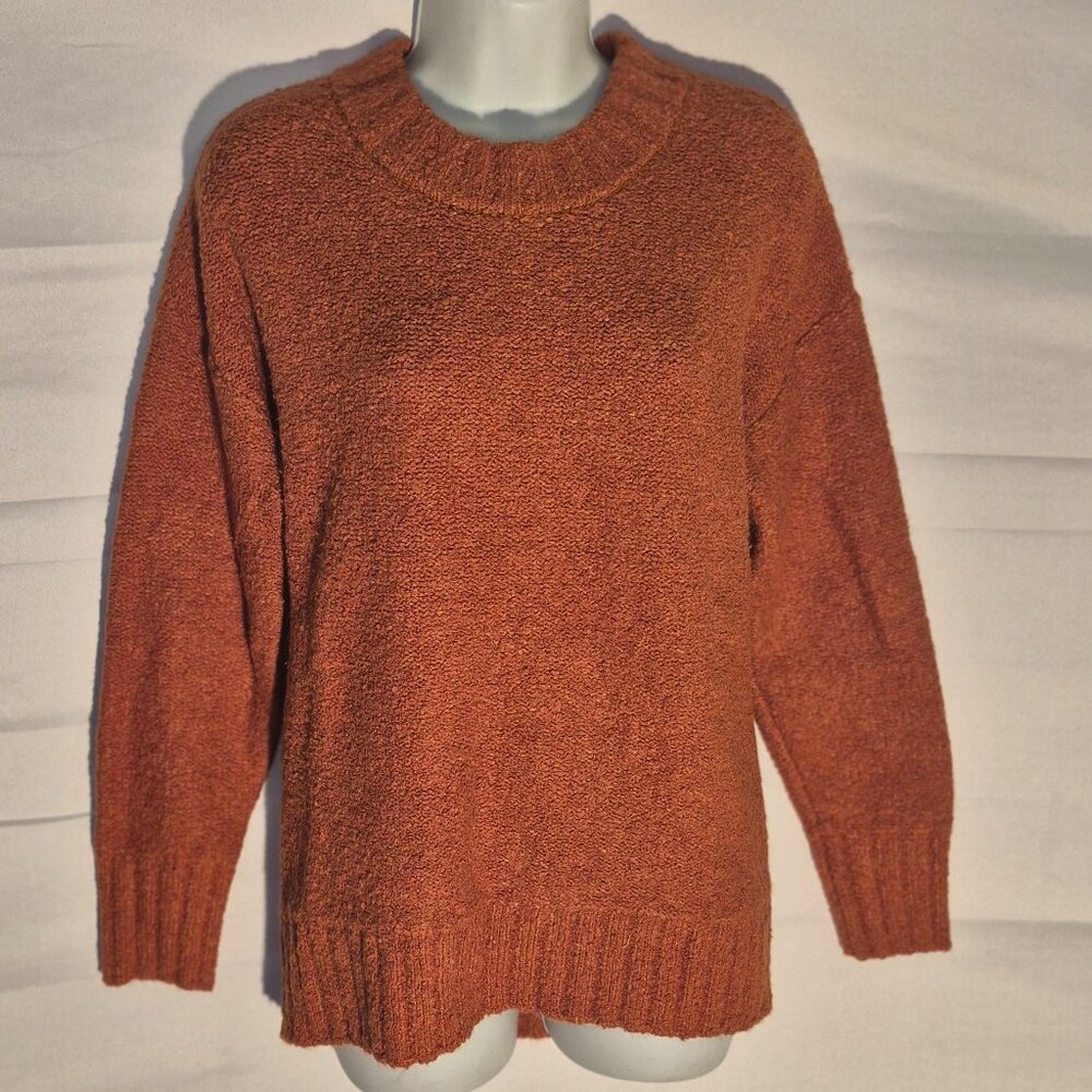 OLD NAVY beautiful Orange High Pile oversized sweater in size small NWT